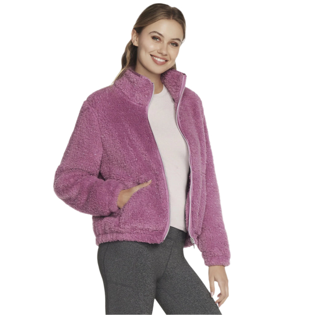 Womens GoShine Sherpa Fleece (Light Mauve)