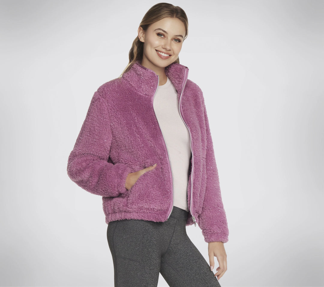 Womens GoShine Sherpa Fleece (Light Mauve)