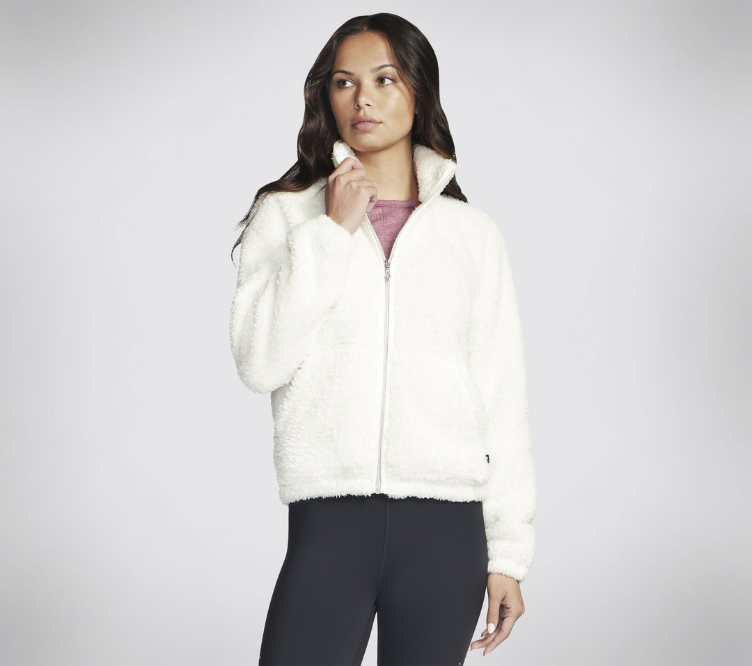 Womens GoShine Sherpa Fleece (Off White)