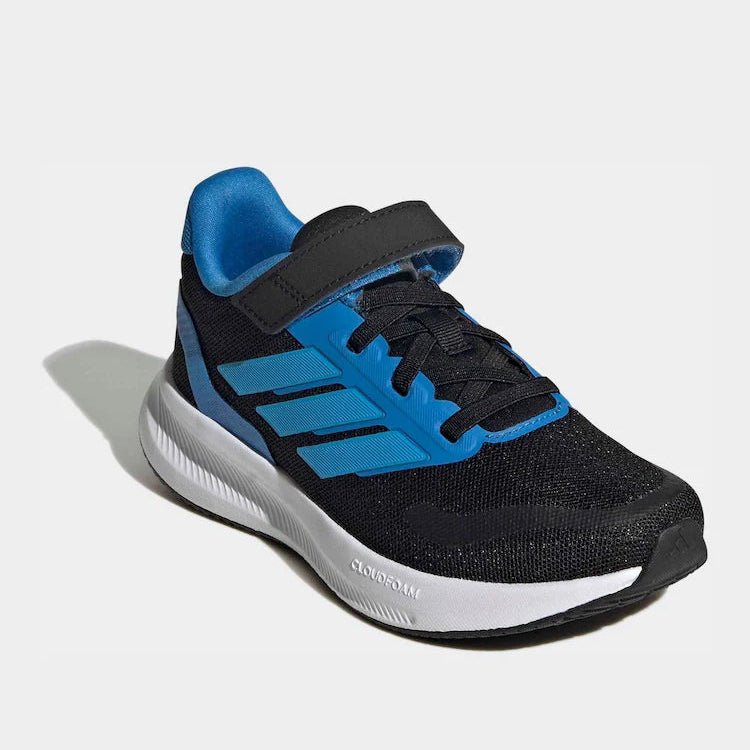 Junior RunFalcon 5 Trainers (Black/Blue)