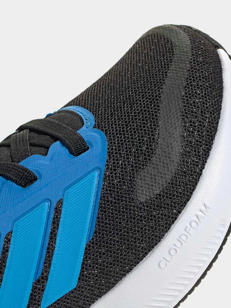 Junior RunFalcon 5 Trainers (Black/Blue)