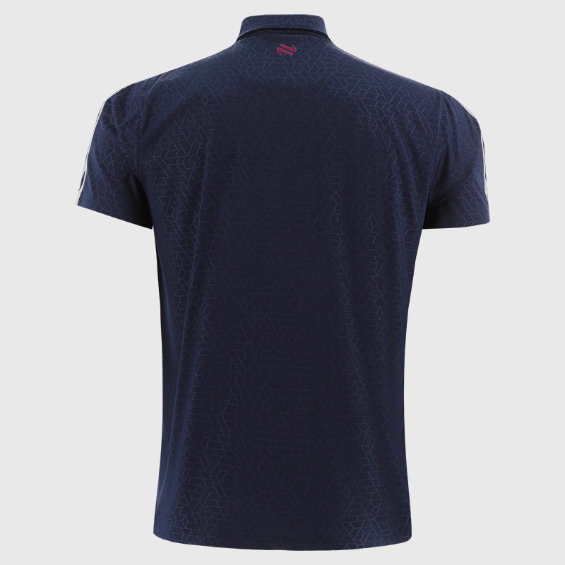Mens Galway Hydra Polo (Marine/Maroon/White)