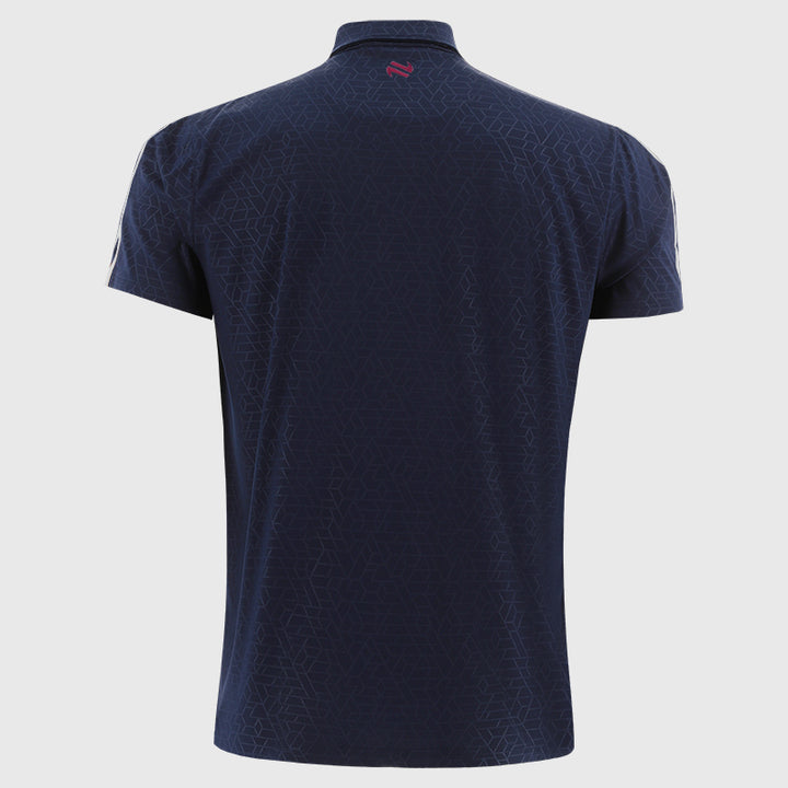 Mens Galway Hydra Polo (Marine/Maroon/White)