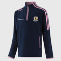 Kids Galway Hydra Half Zip Top (Marine/Pink/White)