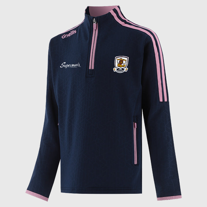 Womens Galway Hydra Half Zip Top (Marine/Pink)