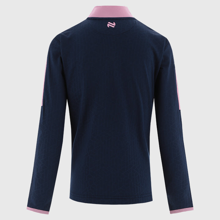 Womens Galway Hydra Half Zip Top (Marine/Pink)