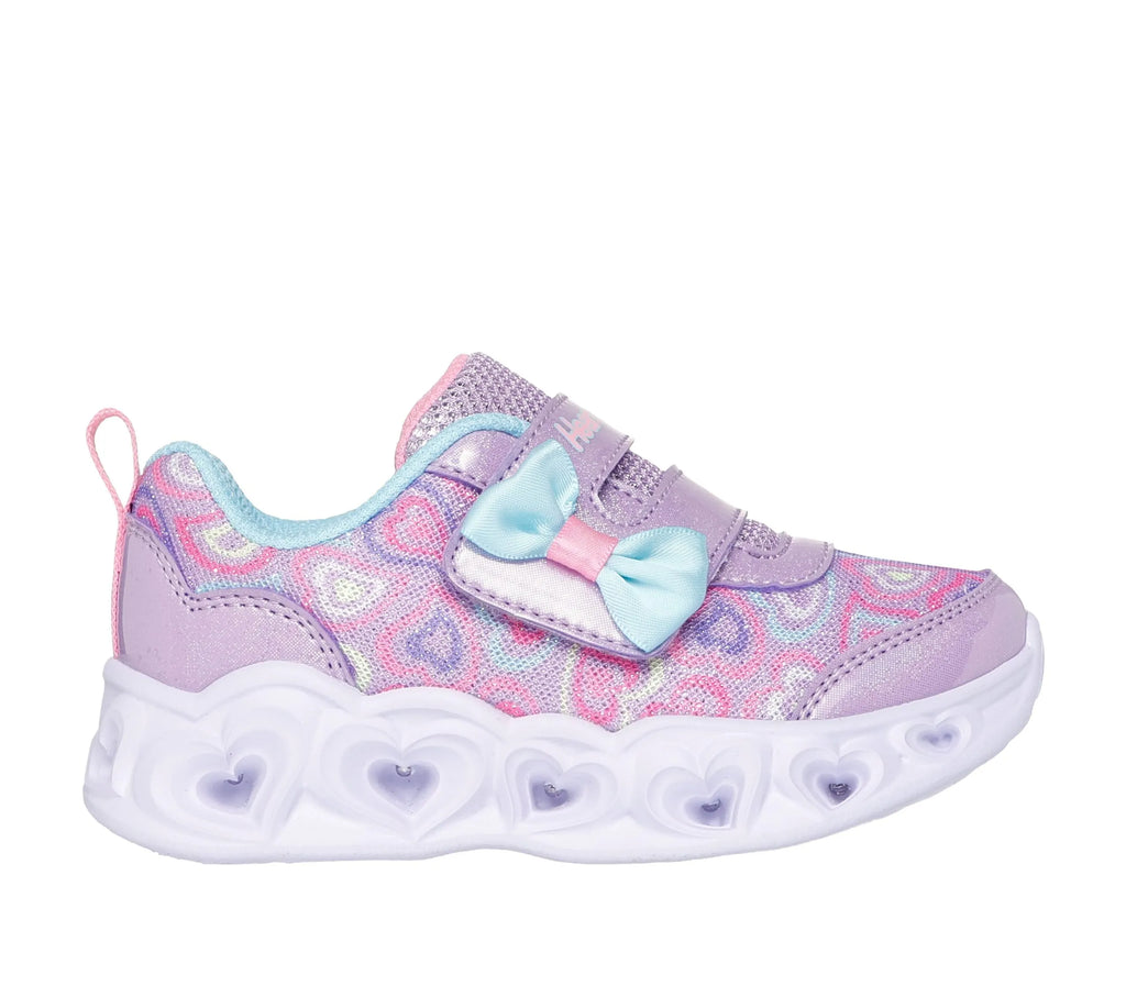 Heart Lights Boogie Land Trainers (Lavender/Multi)