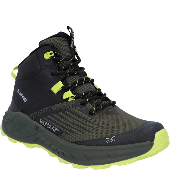 Mens Fuse Trail Mid Boot (Black/Olive)