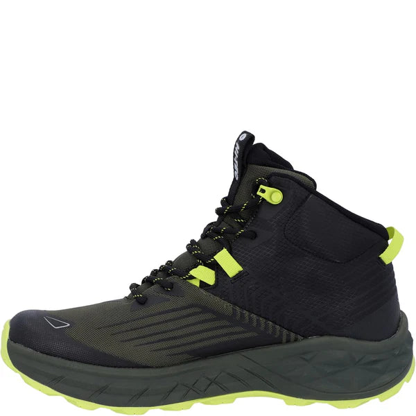 Mens Fuse Trail Mid Boot (Black/Olive)