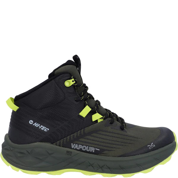 Mens Fuse Trail Mid Boot (Black/Olive)