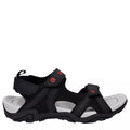 Mens Crater Sandal (Black/Grey/Red)