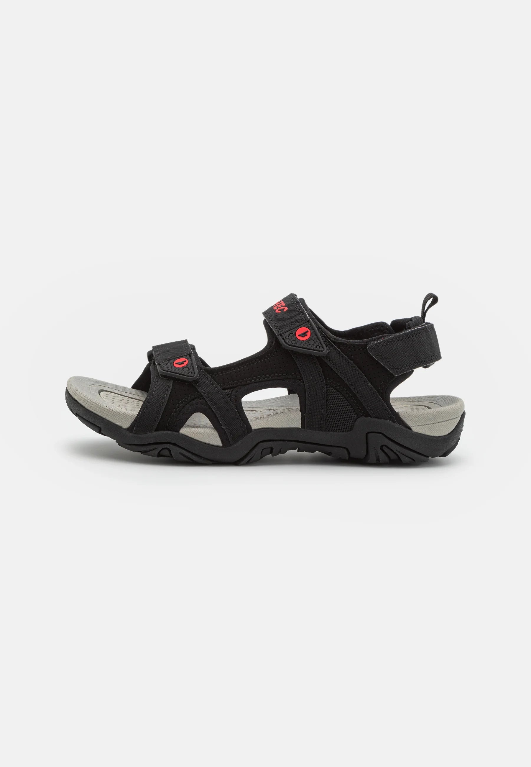 Mens Crater Sandal (Black/Grey/Red)