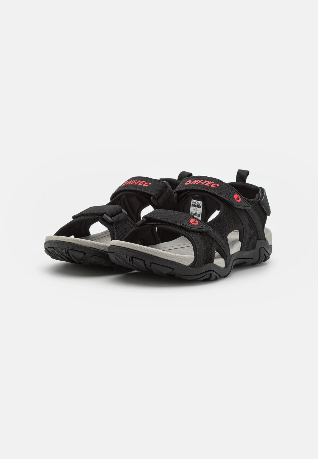 Mens Crater Sandal (Black/Grey/Red)