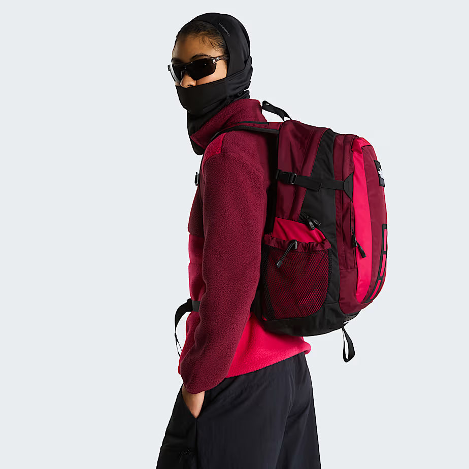 Hot Shot Backpack (Burgundy Crush/Lali Guran/TNF Black)