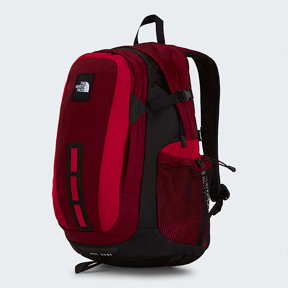 Hot Shot Backpack (Burgundy Crush/Lali Guran/TNF Black)