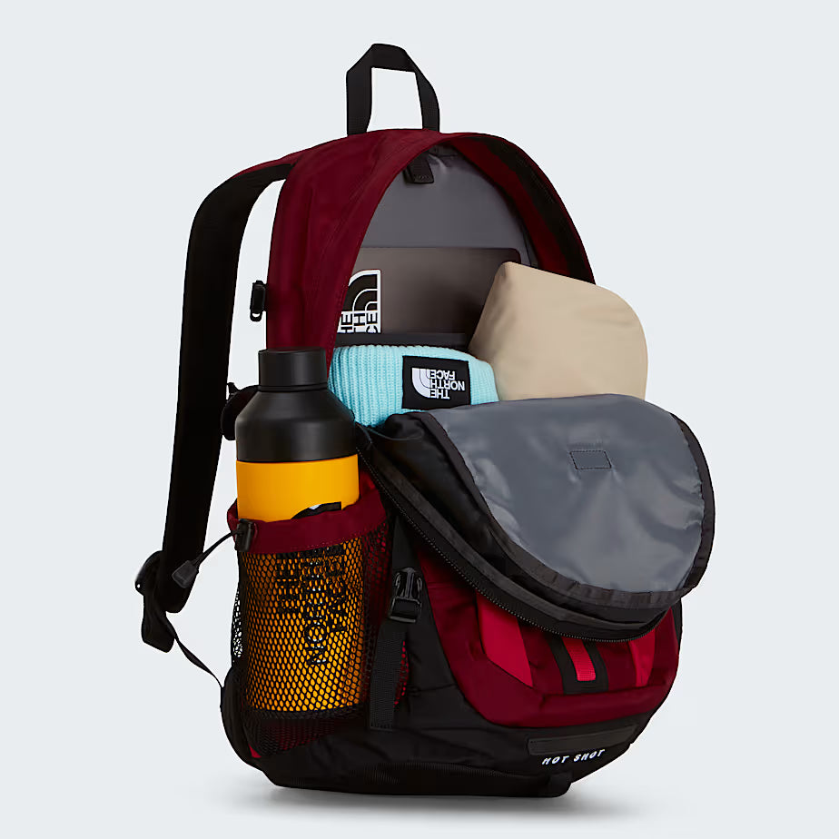 Hot Shot Backpack (Burgundy Crush/Lali Guran/TNF Black)