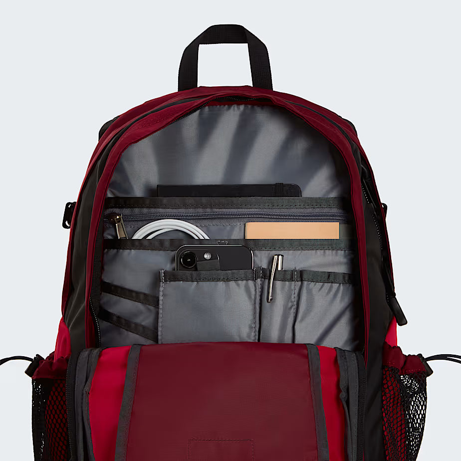 Hot Shot Backpack (Burgundy Crush/Lali Guran/TNF Black)