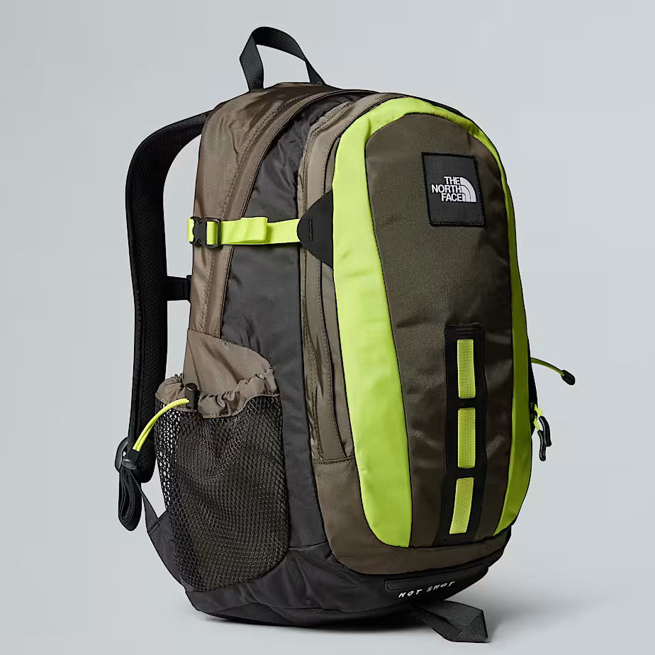 Hot Shot Backpack (New Taupe Green/TNF Black/Fizz Lime)