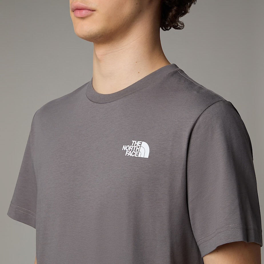 Mens TNF Box Tee (Smoked Pearl/Hero Blue)
