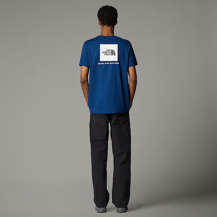 Mens TNF Box Tee (Estate Blue/TNF White)
