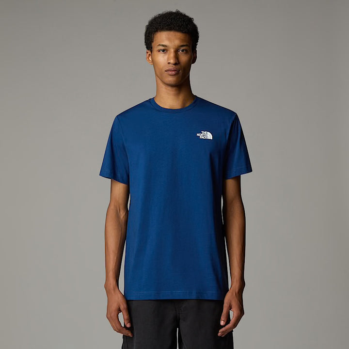 Mens TNF Box Tee (Estate Blue/TNF White)