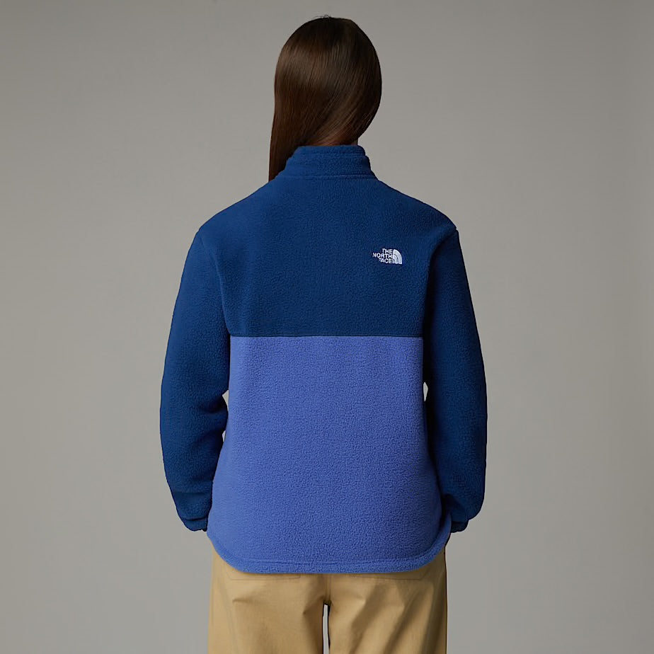 Womens Yumiori Full-Zip Fleece (Indigo Plum/Estate Blue/Iron Bronze)