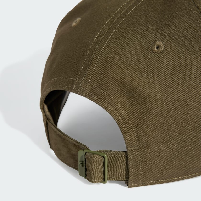 Mens 3 Stripe Logo Baseball Cap (Green/Black)