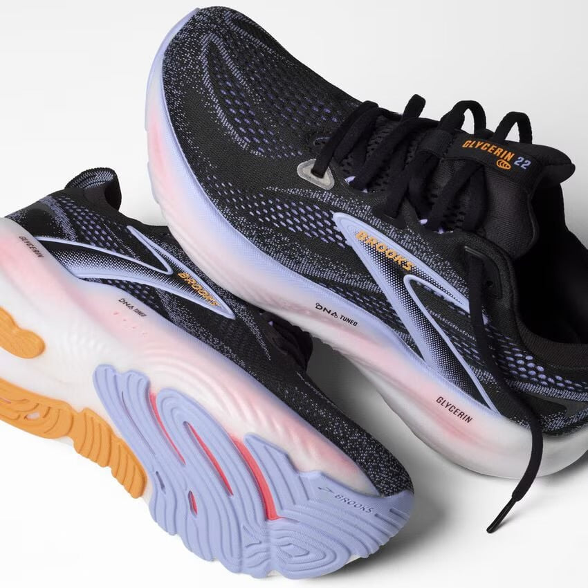 Womens Glycerin 22 (Black/Blue Heron/Orange)