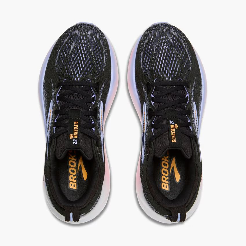 Womens Glycerin 22 (Black/Blue Heron/Orange)
