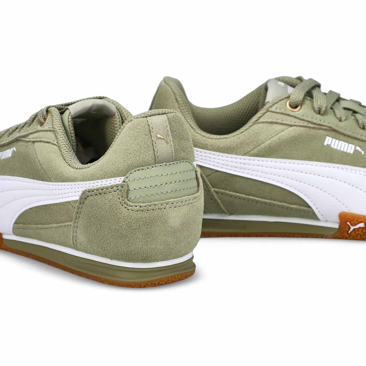 Womens Bella Donna Trainers (Sage Green/White)
