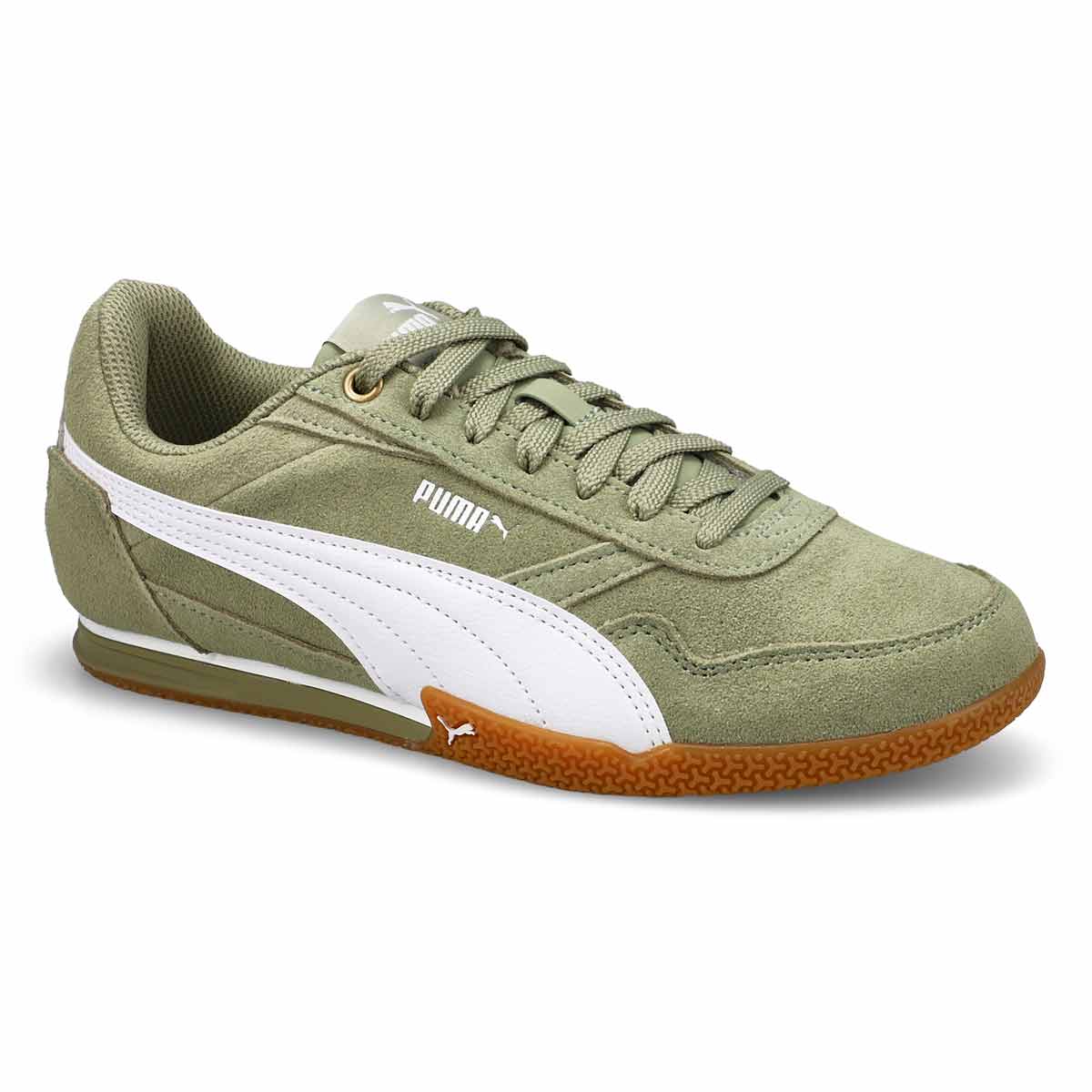Womens Bella Donna Trainers (Sage Green/White)