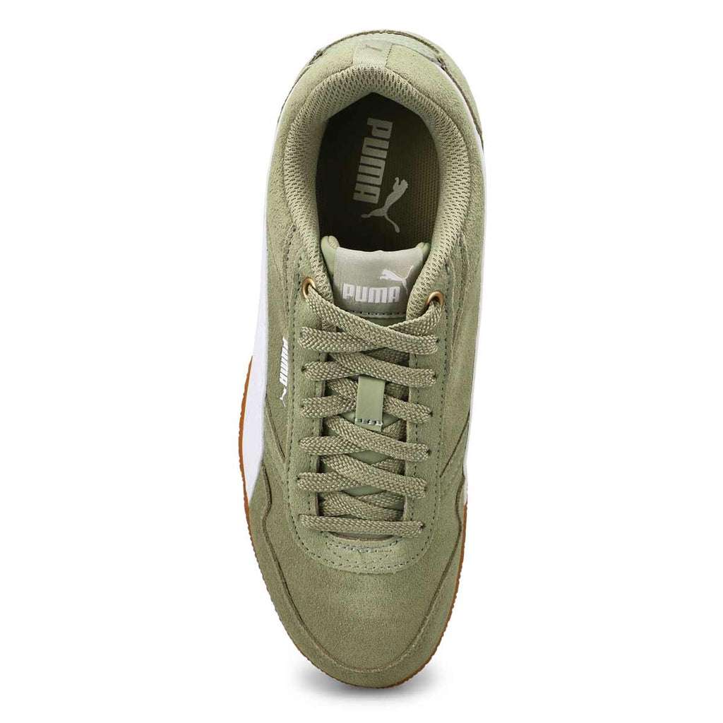 Womens Bella Donna Trainers (Sage Green/White)