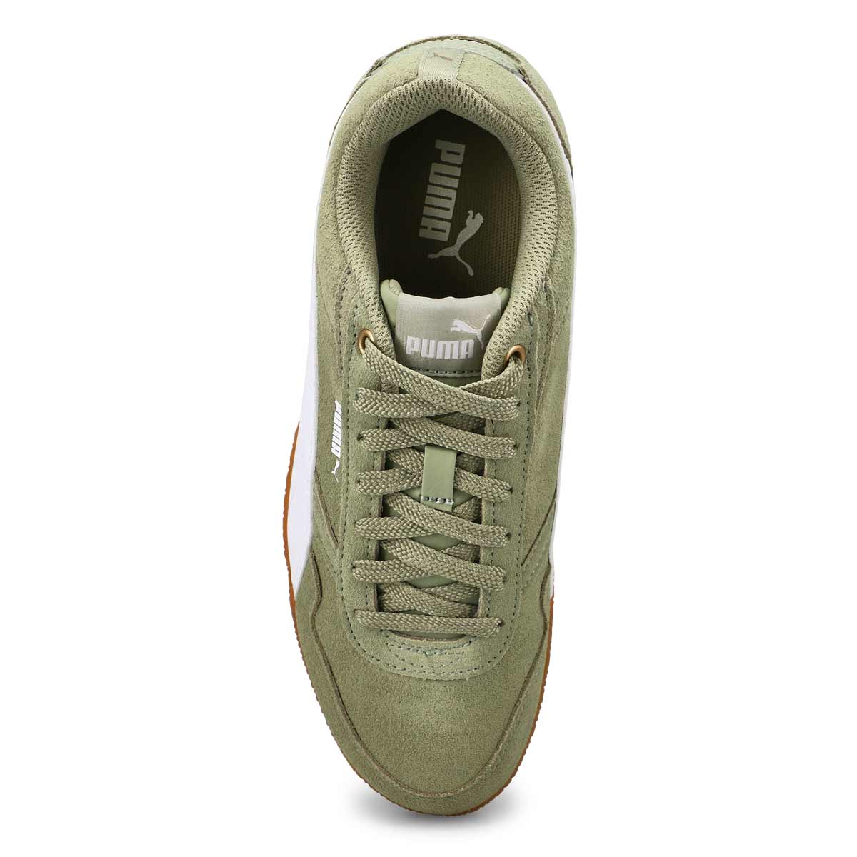 Womens Bella Donna Trainers (Sage Green/White)