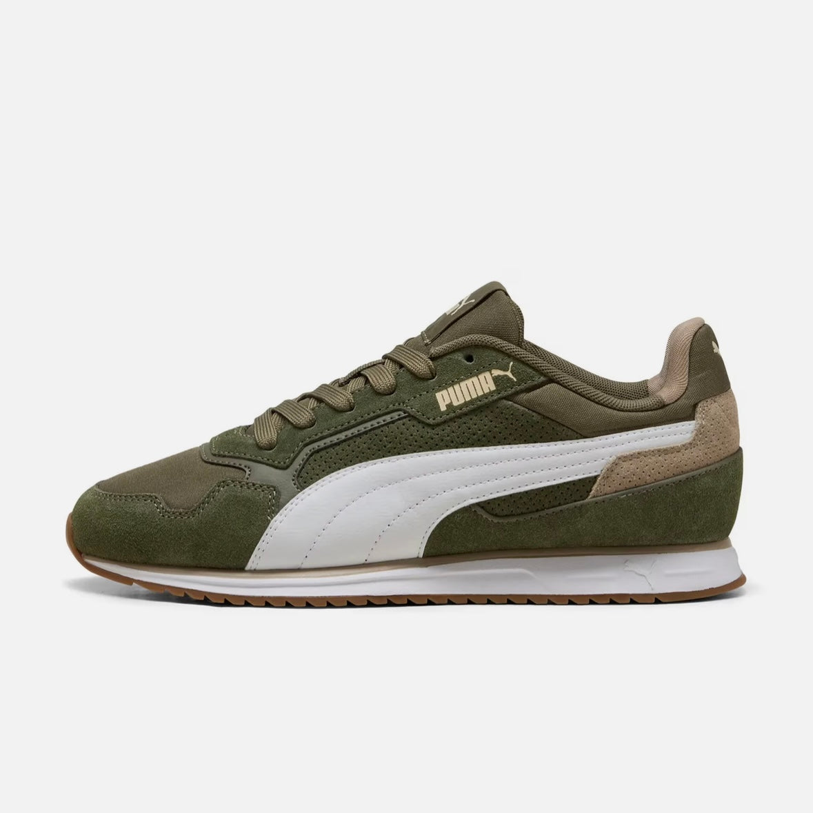 Mens St Miler Trainers (Green/White)