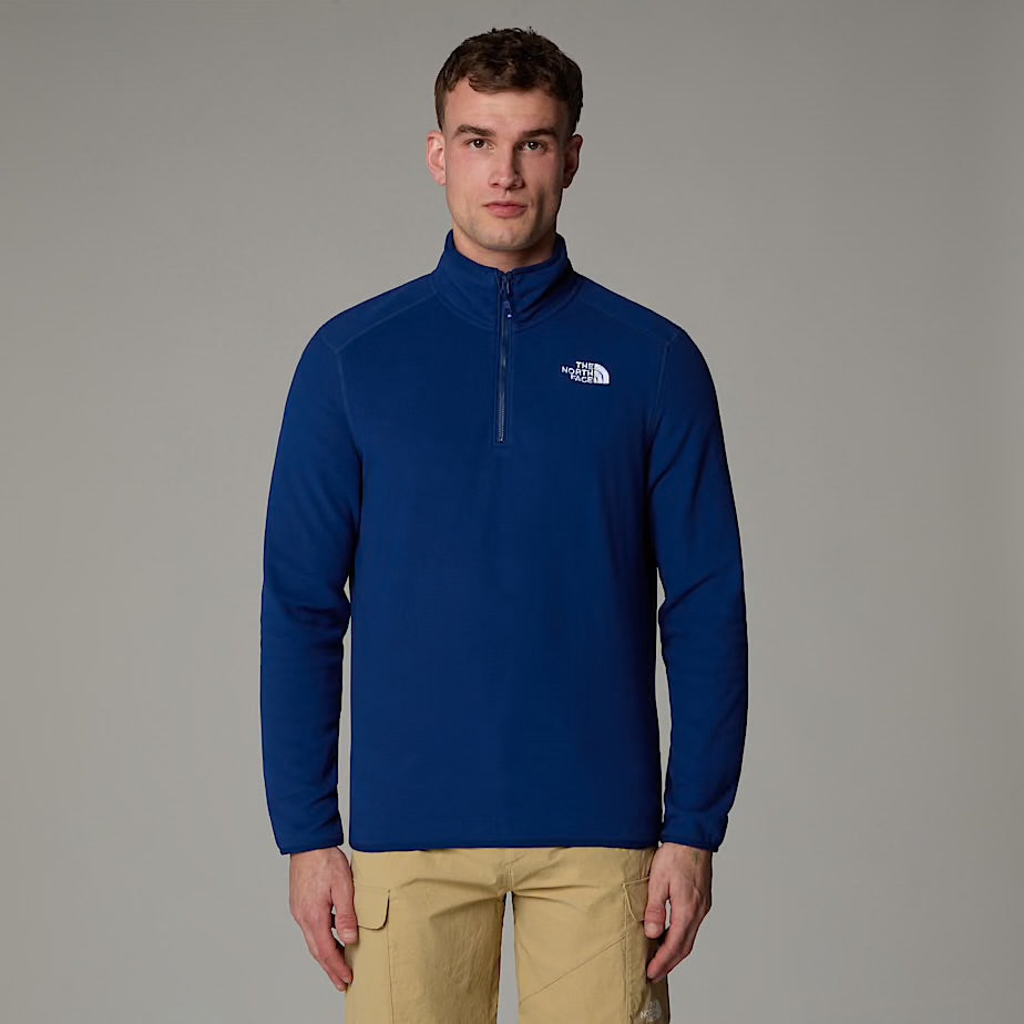 Mens 100 Glacier 1/4 Zip (Estate Blue)