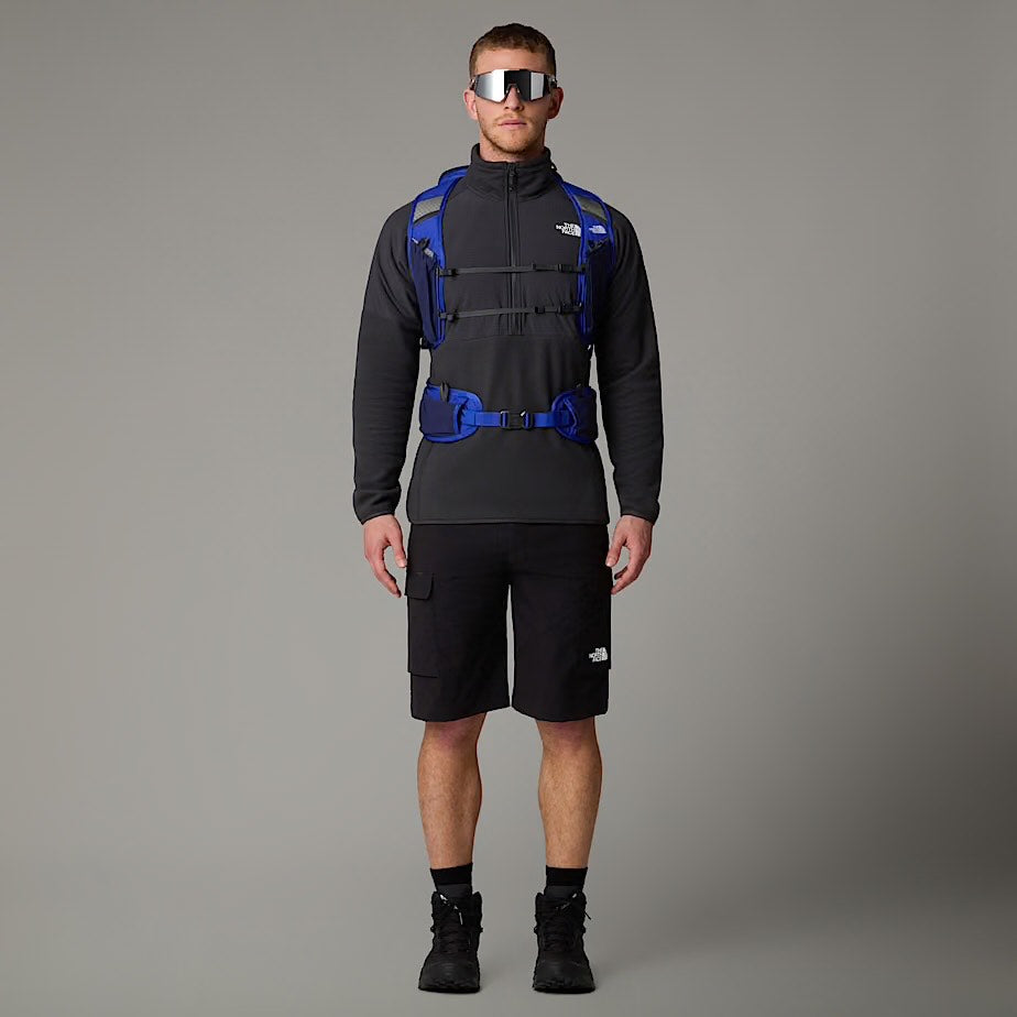 Mens Glacier Heavyweight 1/2 Zip (Asphalt Grey/TNF Black)