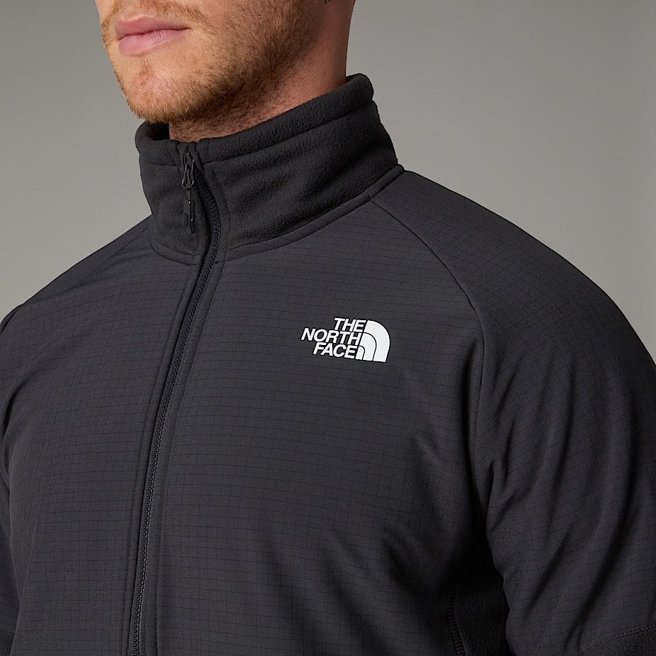 Mens Glacier Heavyweight 1/2 Zip (Asphalt Grey/TNF Black)