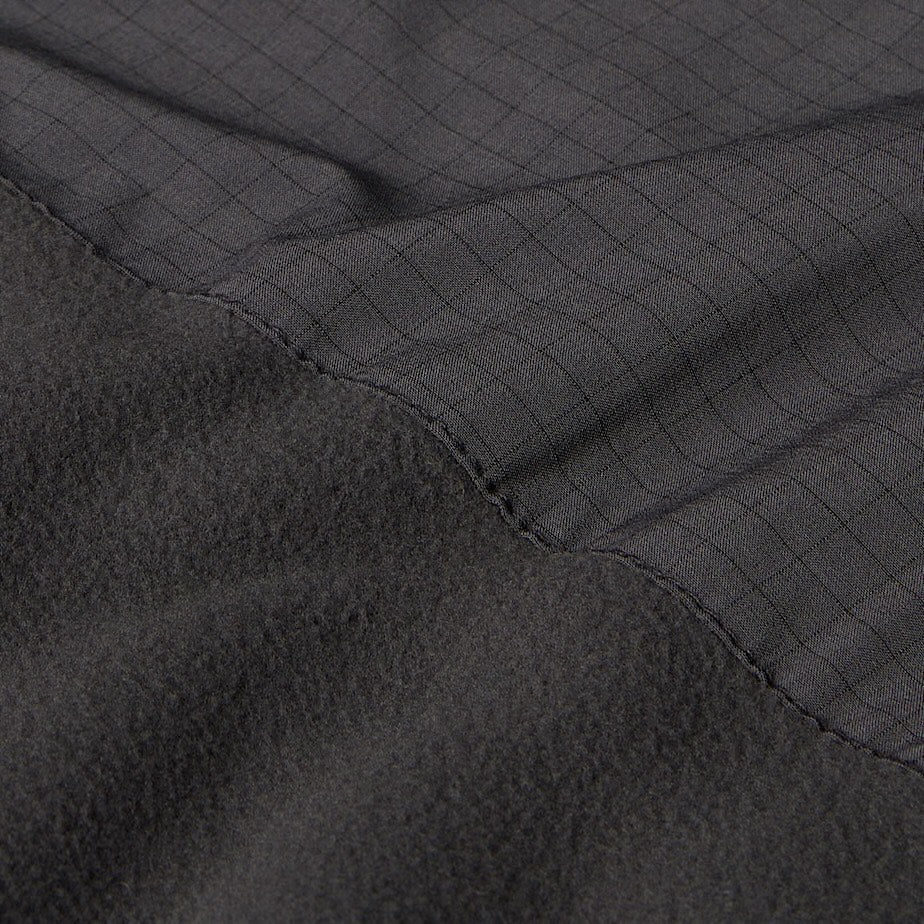 Mens Glacier Heavyweight 1/2 Zip (Asphalt Grey/TNF Black)