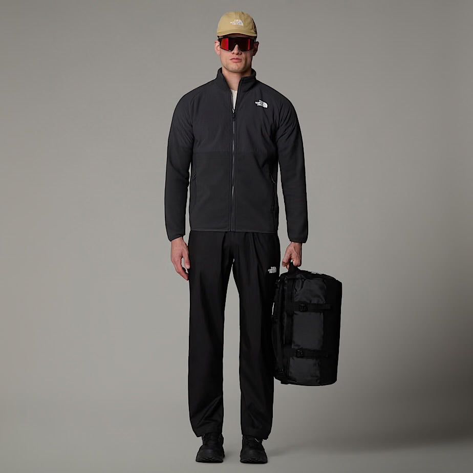 Mens Glacier Heavyweight Full Zip (Asphalt Grey/TNF Black)