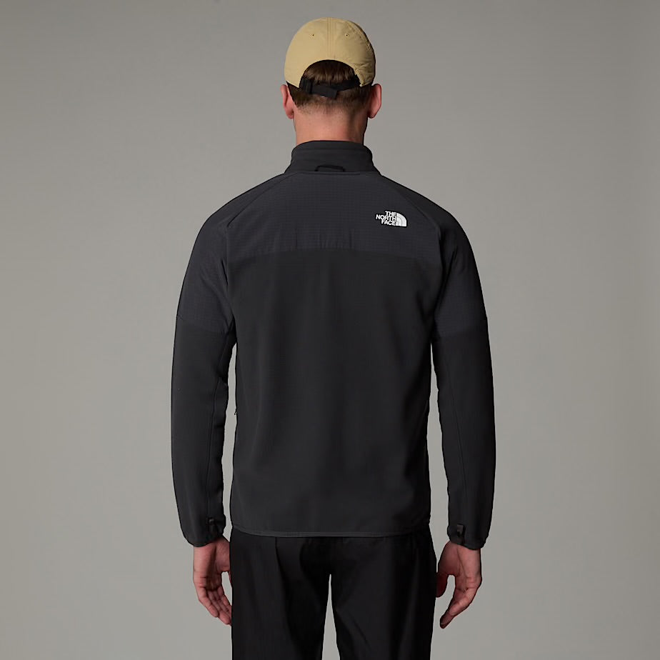 Mens Glacier Heavyweight Full Zip (Asphalt Grey/TNF Black)