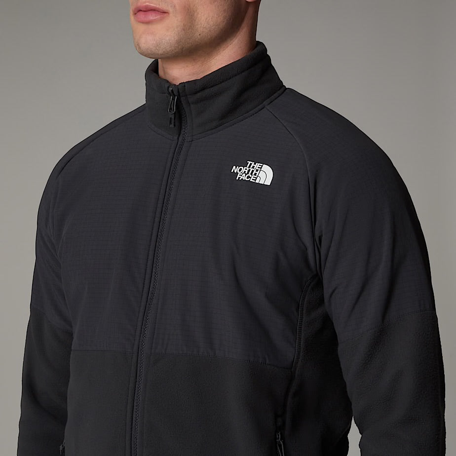 Mens Glacier Heavyweight Full Zip (Asphalt Grey/TNF Black)