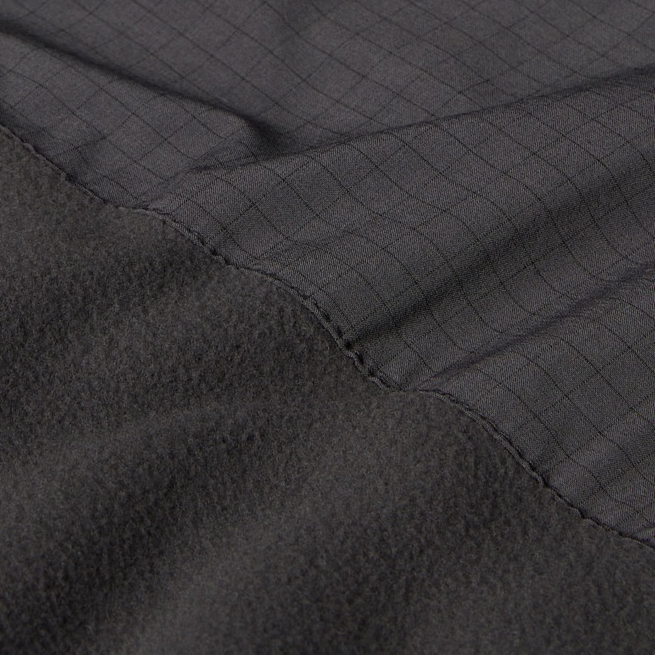 Mens Glacier Heavyweight Full Zip (Asphalt Grey/TNF Black)