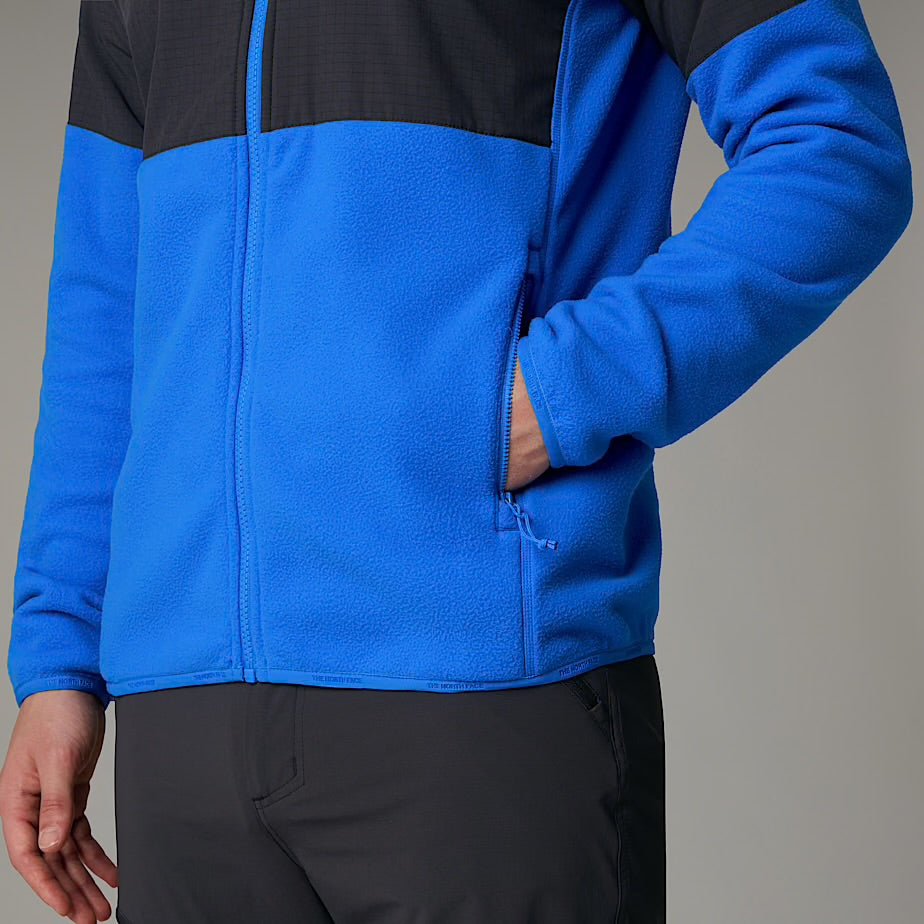 Mens Glacier Heavyweight Full Zip (Hero Blue/Asphalt Grey)