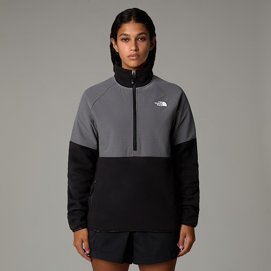 Womens Glacier Heavyweight 1/2 Zip Fleece (TNF Black/Smoked Pearl)
