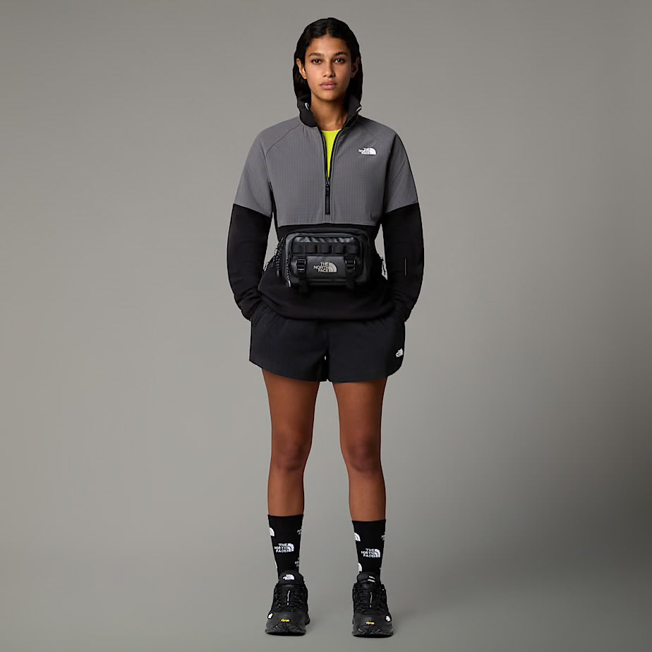 Womens Glacier Heavyweight 1/2 Zip Fleece (TNF Black/Smoked Pearl)