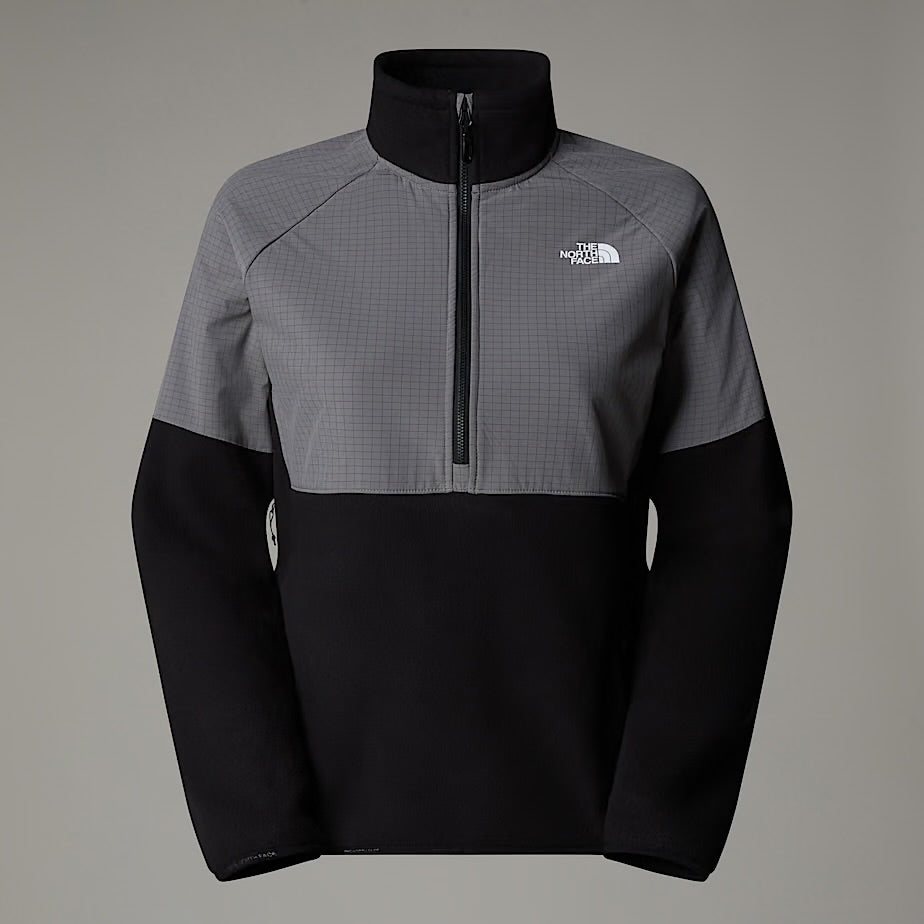Womens Glacier Heavyweight 1/2 Zip Fleece (TNF Black/Smoked Pearl)