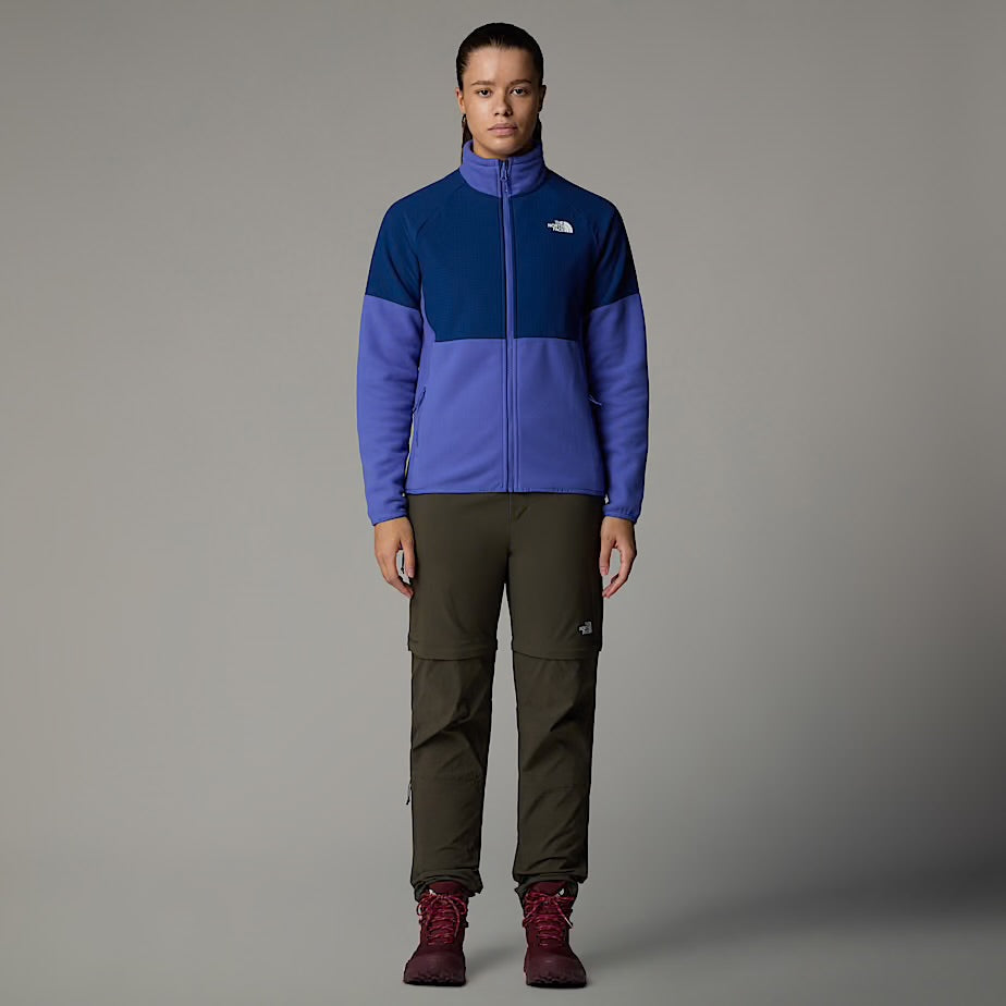 Womens Glacier Heavyweight Full Zip Fleece (Indigo Plum/Estate Blue)