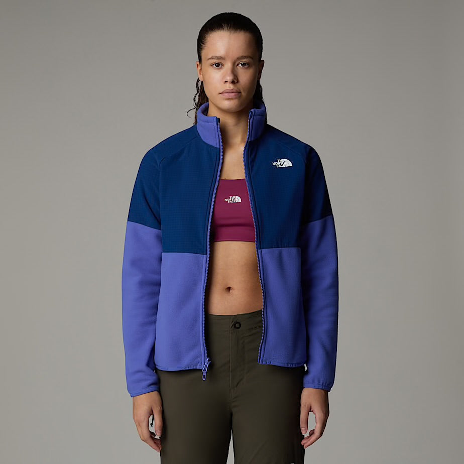 Womens Glacier Heavyweight Full Zip Fleece (Indigo Plum/Estate Blue)