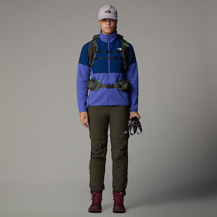 Womens Glacier Heavyweight Full Zip Fleece (Indigo Plum/Estate Blue)
