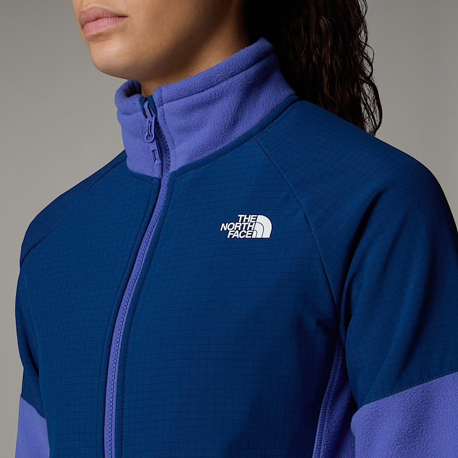Womens Glacier Heavyweight Full Zip Fleece (Indigo Plum/Estate Blue)